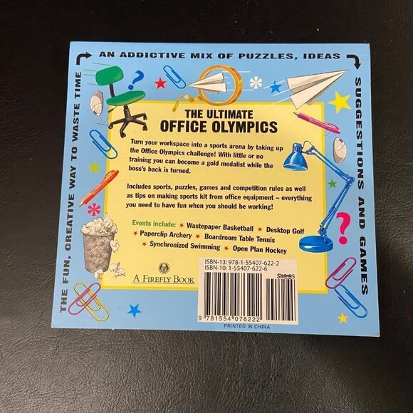 ⭐4 FOR $20⭐ The Ultimate Office Olympics Puzzle & Games Book - NEW - Picture 2 of 5